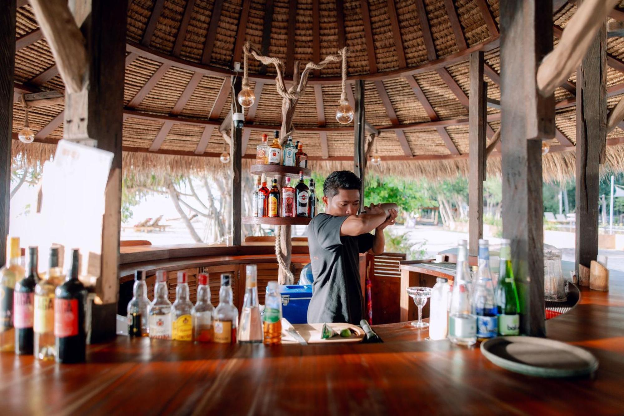 Island View Bar&Bungalow Gili Air Bagian luar foto