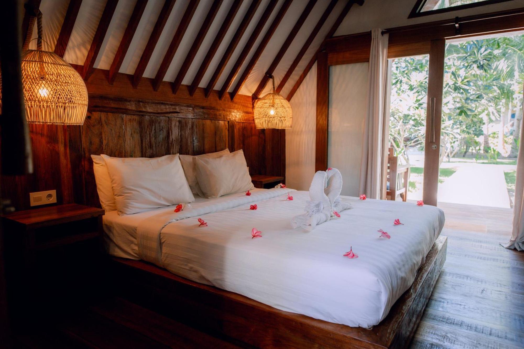 Island View Bar&Bungalow Gili Air Bagian luar foto